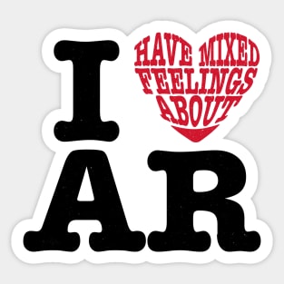Mixed Feelings About AR Sticker